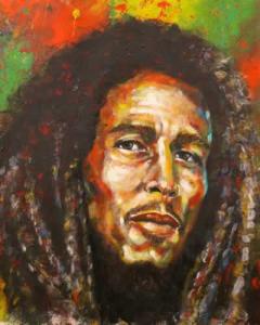 Artist Cornelius Carter Releases The Portrait Of The Revered Reggae Muscian Bob Marley For Sale On Fine Art America 